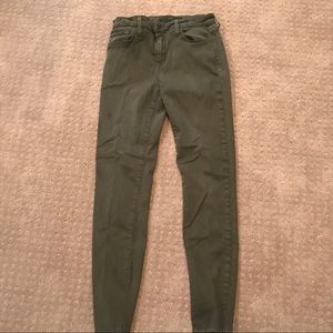 Joe’s Jeans brand green pants size 27